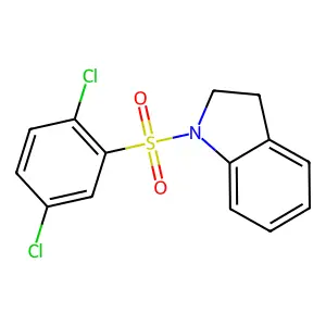 1-(2,5-Dichloro-benzenesulfonyl)-2,3-dihydro-1H-indole structure