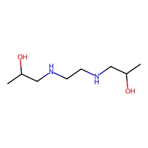 1-[2-(2-hydroxypropylamino)ethylamino]propan-2-ol structure