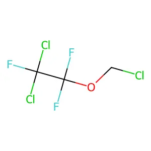 1,1-dichloro-2-(chloromethoxy)-1,2,2-trifluoroethane structure