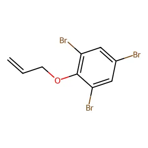 1,3,5-tribromo-2-prop-2-enoxybenzene structure