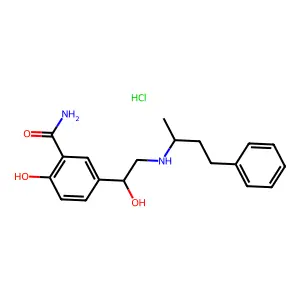Labetalol hydrochloride structure