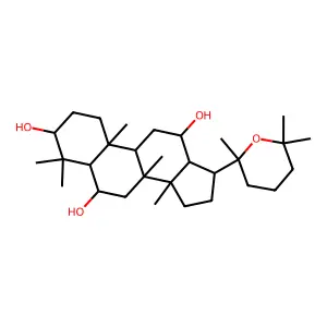 Panaxatriol structure