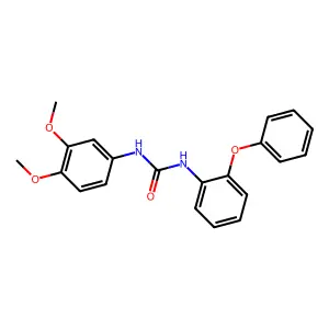 1-(3,4-dimethoxyphenyl)-3-(2-phenoxyphenyl)urea structure