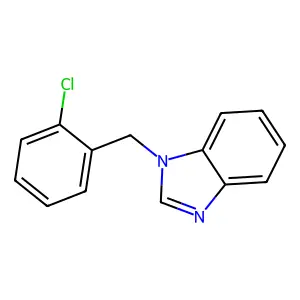 1-(2-chlorobenzyl)-1H-benzimidazole structure