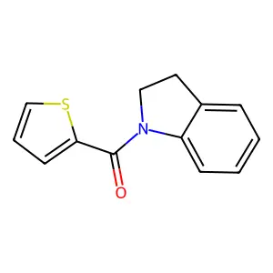 1-(2-thienylcarbonyl)indoline structure