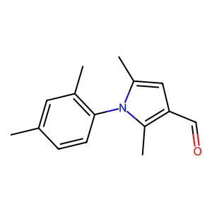 1-(2,4-dimethylphenyl)-2,5-dimethylpyrrole-3-carbaldehyde structure