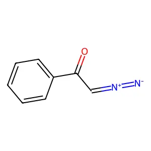 Diazoacetophenone structure