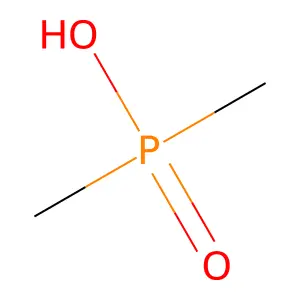 Dimethylphosphinic acid structure