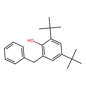 Phenol, 2,4-bis(1,1-dimethylethyl)-6-(phenylmethyl)- structure