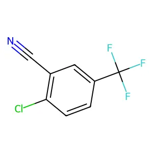Compound C8H3ClF3N structure