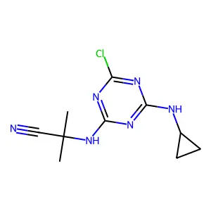 Compound C10H13ClN6 structure