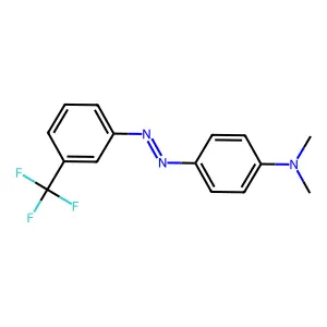 ANILINE, N,N-DIMETHYL-p-((alpha,alpha,alpha-TRIFLUORO-m-TOLYL)AZO)- structure