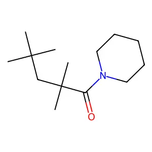1-(2,2,4,4-Tetramethylvaleryl)piperidine structure