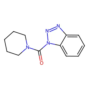 1-(1-piperidinylcarbonyl)-1H-benzotriazole structure