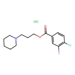 Compound C15H20ClFINO2 structure