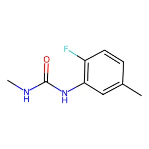 1-(2-fluoro-5-methylphenyl)-3-methylurea structure