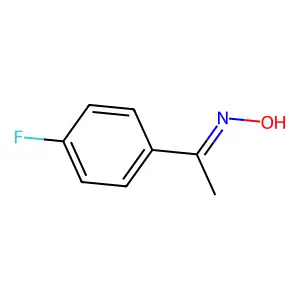 N-[1-(4-fluorophenyl)ethylidene]hydroxylamine structure