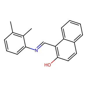 1-[(2,3-dimethylphenyl)iminomethyl]naphthalen-2-ol structure