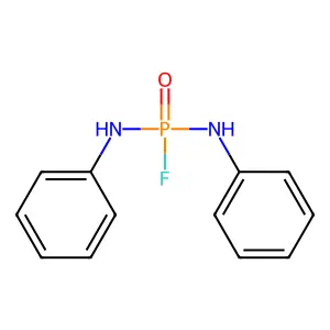 N,N'-Diphenylphosphorodiamidic fluoride structure