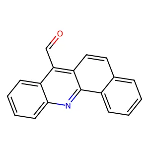 Benz(c)acridine-7-carboxaldehyde structure