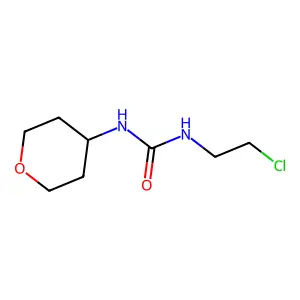 1-(2-chloroethyl)-3-(tetrahydro-2h-pyran-4-yl)urea structure
