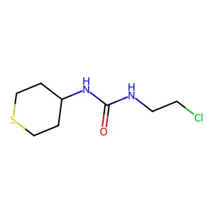 1-(2-chloroethyl)-3-(thian-4-yl)urea structure