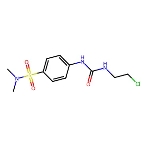 1-(2-chloroethyl)-3-[4-(dimethylsulfamoyl)phenyl]urea structure