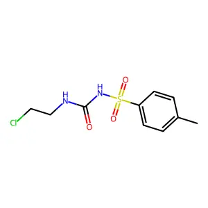 1-(2-chloroethyl)-3-(4-methylphenyl)sulfonylurea structure