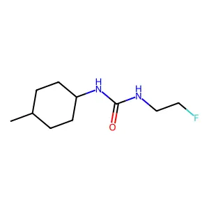 1-(2-fluoroethyl)-3-(4-methylcyclohexyl)urea structure