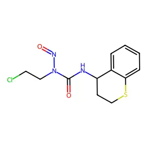 1-(2-chloroethyl)-3-(3,4-dihydro-2H-thiochromen-4-yl)-1-nitrosourea structure