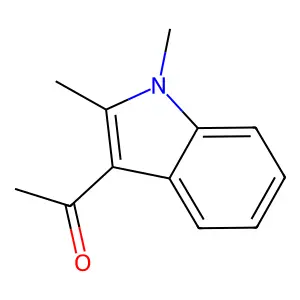 1-(1,2-dimethyl-1H-indol-3-yl)ethanone structure