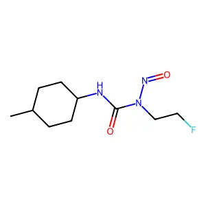 1-(2-Fluoroethyl)-3-(4-methylcyclohexyl)-1-nitrosourea structure