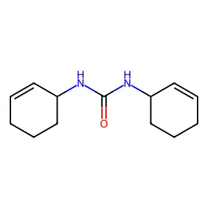 1,3-di(cyclohex-2-en-1-yl)urea structure