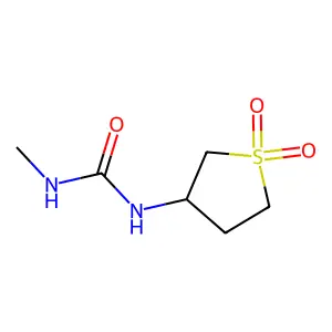 1-(1,1-dioxidotetrahydrothiophen-3-yl)-3-methylurea structure