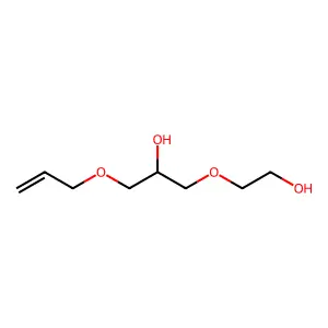 1-(2-hydroxyethoxy)-3-prop-2-enoxypropan-2-ol structure