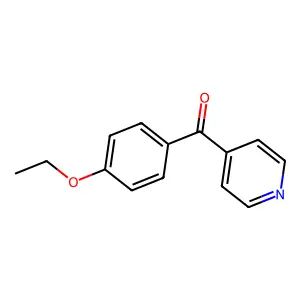 p-Ethoxyphenyl 4-pyridyl ketone structure