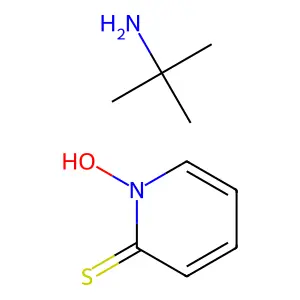 Pyrithione tert-butylamine structure