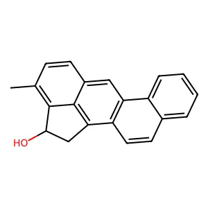 2-Hydroxy-3-methylcholanthrene structure
