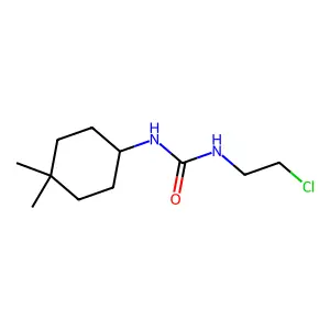 1-(2-chloroethyl)-3-(4,4-dimethylcyclohexyl)urea structure