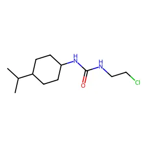 1-(2-chloroethyl)-3-(4-propan-2-ylcyclohexyl)urea structure