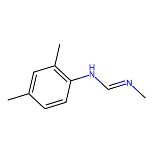 N-(2,4-dimethylphenyl)-N'-methylmethanimidamide structure