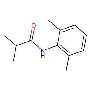N-(2,6-dimethylphenyl)-2-methylpropanamide structure