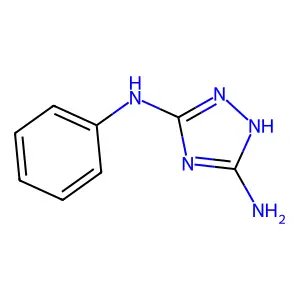 3-N-phenyl-1H-1,2,4-triazole-3,5-diamine structure