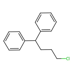 1,1'-(4-Chlorobutylidene)bisbenzene structure