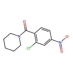 1-(2-chloro-4-nitrobenzoyl)piperidine structure