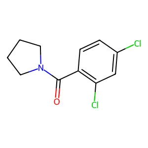 1-[(2,4-dichlorophenyl)carbonyl]pyrrolidine structure