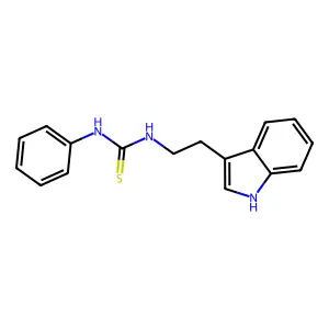 1-[2-(1H-indol-3-yl)ethyl]-3-phenylthiourea structure