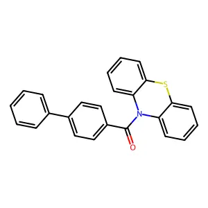 10H-Phenothiazine, 10-([1,1'-biphenyl]-4-ylcarbonyl)- structure