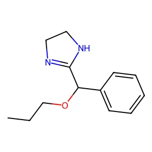 2-(alpha-Propoxybenzyl)-2-imidazoline- structure