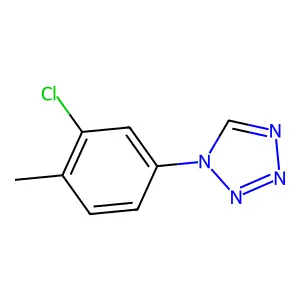 1-(3-Chloro-4-methyl-phenyl)-1H-tetrazole structure